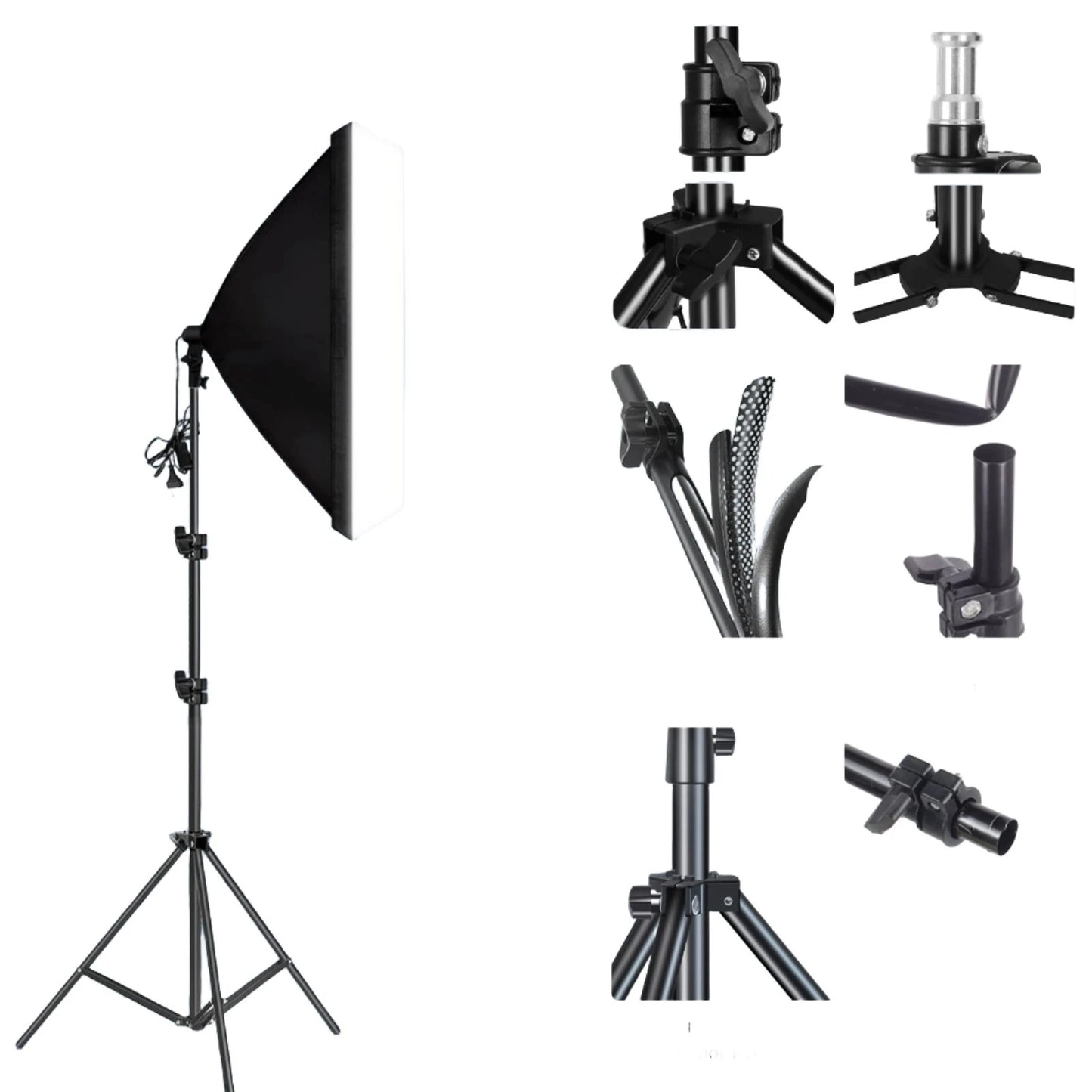 SOFTBOX Professional Lighting Kit/NO BULB